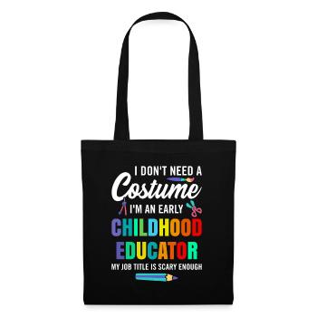 Je suis une éducatrice de la petite enfance Pre-K Teacher - Sac en tissu - noir - Devant