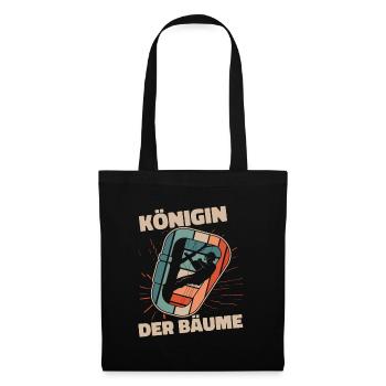 Baumklettern Baumpfleger Arborist Baumkletterer - Stoffbeutel - Schwarz - Vorne