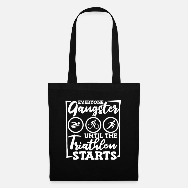 Triathlon - Stoffbeutel - Schwarz