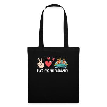 Rafting White Water Canoe Kayak - Tote Bag - black - Front