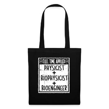 Physicien physicien - Sac en tissu - noir - Devant