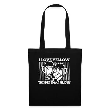 Mine d’or minière - Sac en tissu - noir - Devant