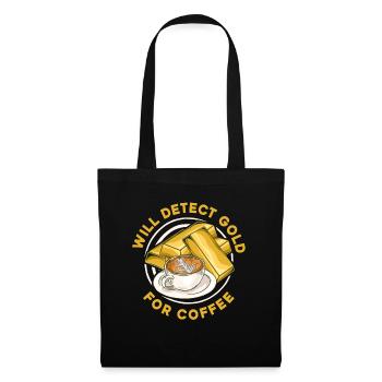Mine d’or minière - Sac en tissu - noir - Devant