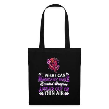 Bearded Dragon Lizard Reptile Gecko Lizard - Tote Bag - black - Front