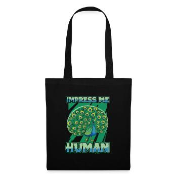 Peacock Bird - Tote Bag - black - Front