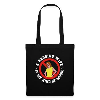 Ingénieur du son Tontechniker - Sac en tissu - noir - Devant