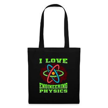 Physicien physicien - Sac en tissu - noir - Devant