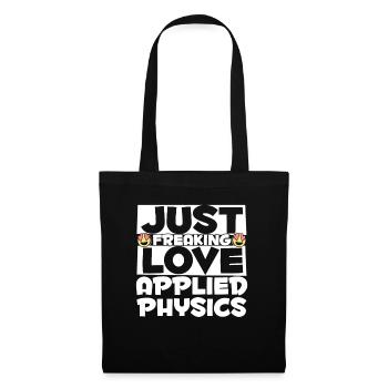 Physicien physicien - Sac en tissu - noir - Devant