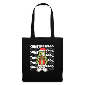 Weihnachten Heiligabend Frohes Fest Xmas - Stoffbeutel - Schwarz - Vorne