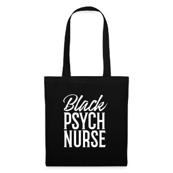 Infirmier - Sac en tissu - noir - Devant