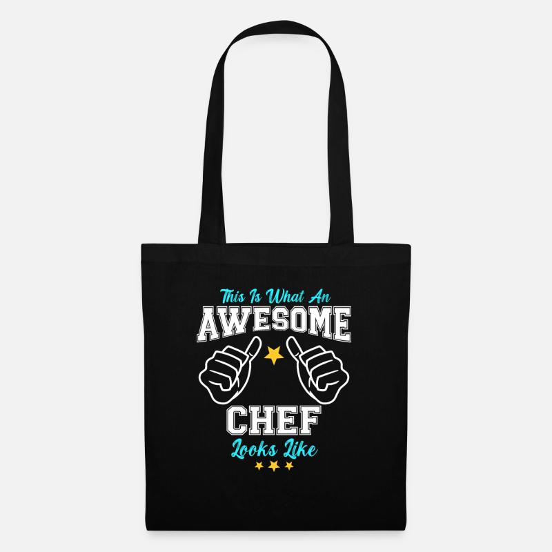 This Is What An Awesome Chef Looks Like - Tote Bag - black