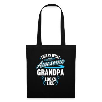 This Is What An Awesome Grandpa Looks Like - Tote Bag - black - Front