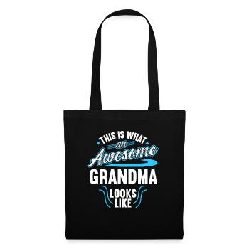This Is What An Awesome Grandma Looks Like - Tote Bag - black - Front