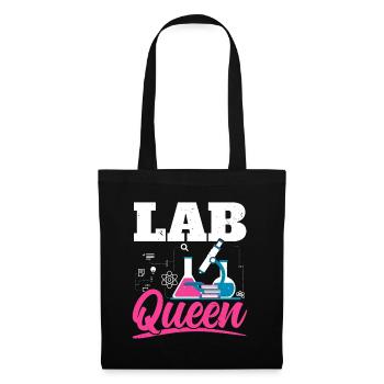 Laboratory Queen Biologist Science Teacher Biolog - Tote Bag - black - Front