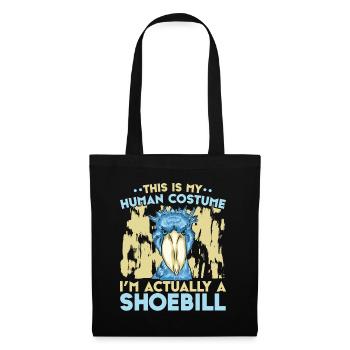 Je suis en fait une baleine cigogne à bec de chaussure Ko - Sac en tissu - noir - Devant