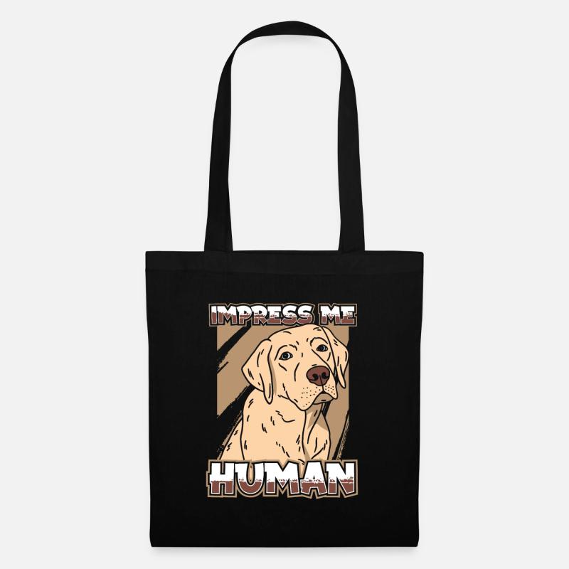 Labrador Hund - Stoffbeutel - Schwarz