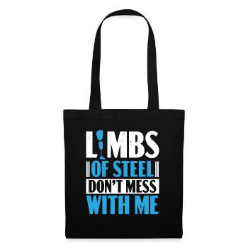 Membres d’acier Amputation Amputation Amputation amputée - Sac en tissu - noir - Devant
