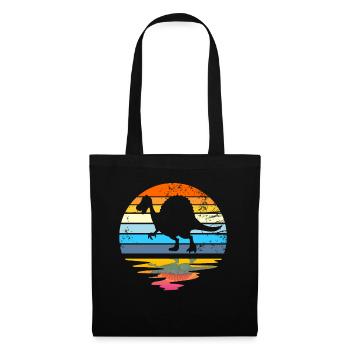 Spinosaurus retro dinosaurliebhaber kinder spinosa - Stoffbeutel - Schwarz - Vorne