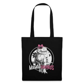 Granny Dinosaurier Großmutter Tag Geschenk - Stoffbeutel - Schwarz - Vorne