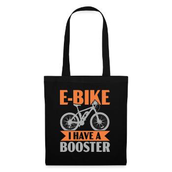 E-Bike J’ai un Booster Electric Bike Ride - Sac en tissu - noir - Devant