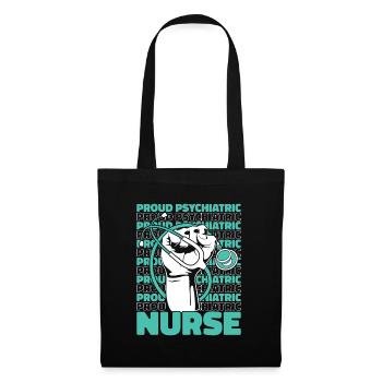 Infirmier - Sac en tissu - noir - Devant