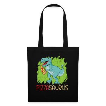 Pizzasaurus Amateurs de pizza Cuisine italienne Di - Sac en tissu - noir - Devant