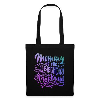 Mommy Of The Birthday Mermaid Matching Family - Sac en tissu - noir - Devant