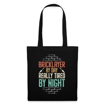 Mason during the day really tired at night Mason Be - Tote Bag - black - Front