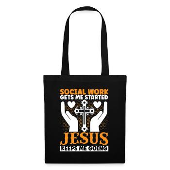 School Social Work Month Hands - Tote Bag - black - Front