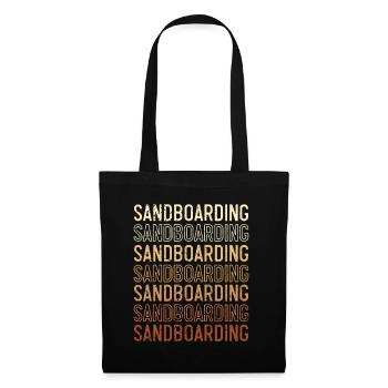 Sandboard Love Boardsport Sand Dune Sandboarding - Tote Bag - black - Front