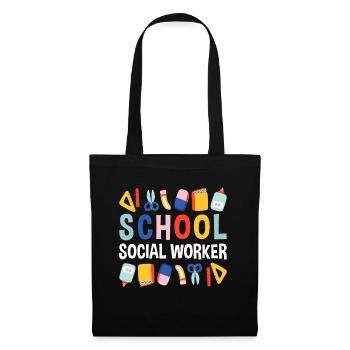 School Social Work Month School - Tote Bag - black - Front