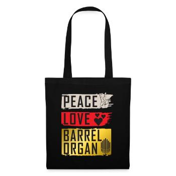 Barrel Organ Musical Instrument Players - Tote Bag - black - Front