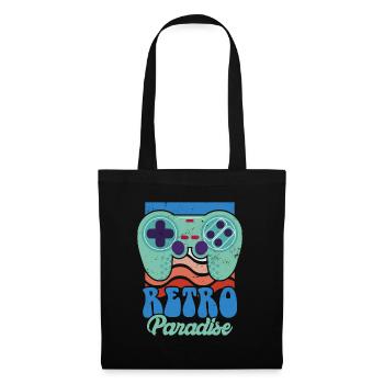 Retro Paradise Arcade Games Video Game Game Ner - Tote Bag - black - Front