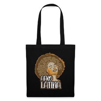 Afro Latina Pride Amérique latine Latina Power - Sac en tissu - noir - Devant