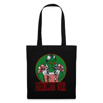 Mexican Girl Pride Amérique latine Pouvoir - Sac en tissu - noir - Devant
