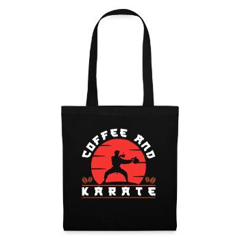 Karate Black Belt Gi Uniform - Stoffbeutel - Schwarz - Vorne