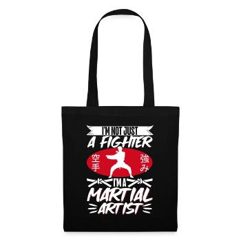 Karate Black Belt Gi Uniform I'M - Stoffbeutel - Schwarz - Vorne