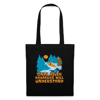 Kayak de rivière kayak - Sac en tissu - noir - Devant