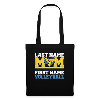 Volleyball Volleyball Player Heart Volleyball Mama - Sac en tissu - noir - Devant