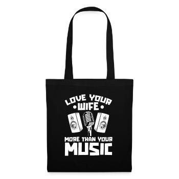 Ingénieur du son Ingénieur du son Femme - Sac en tissu - noir - Devant