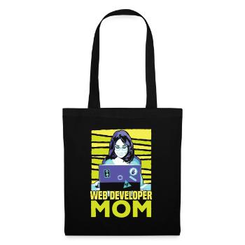 Web Developer Web Developer Web Developer - Tote Bag - black - Front