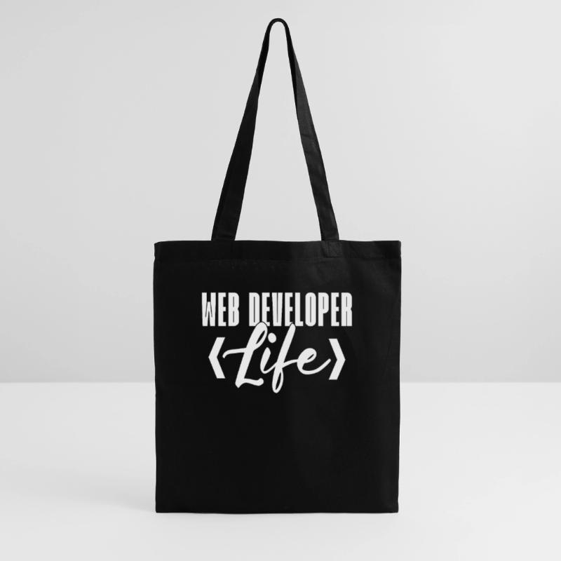 Web Entwickler Webdeveloper Web-Entwickler Stoffbeutel