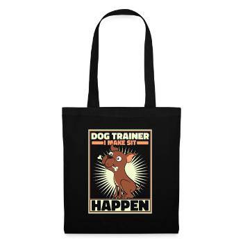 Dresseur de chiens Dresseur de chiens - Sac en tissu - noir - Devant