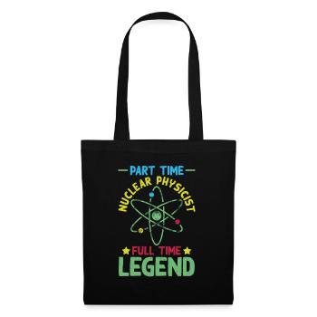 Physics Phyiker Lustig Nuclear Physics - Tote Bag - black - Front