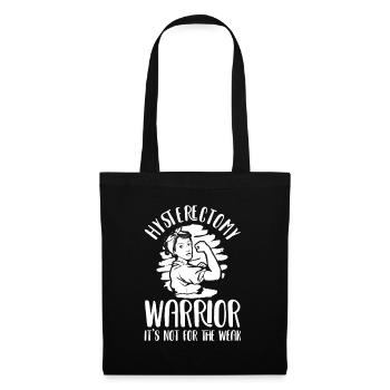 Guerrier de l’hystérectomie - Sac en tissu - noir - Devant