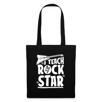Professeur de musique Professeur de musique Guitare - Sac en tissu - noir - Devant