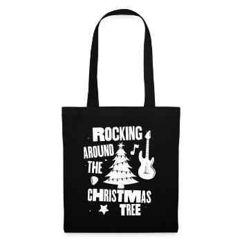 Rocking around the Christmas tree - Tote Bag - black - Front