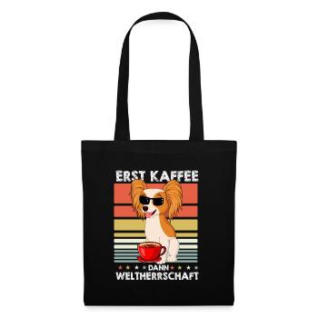 Papillon Sonnenbrille Kaffee - Stoffbeutel - Schwarz - Vorne