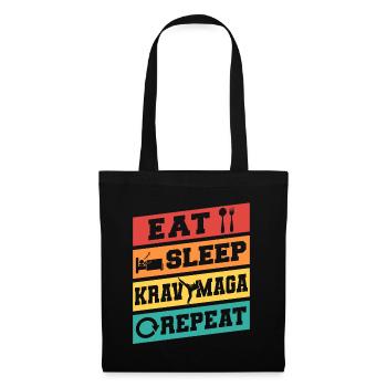 Krav Maga Apparel Israeli Self - Stoffbeutel - Schwarz - Vorne