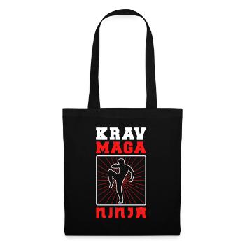 Krav Maga Apparel Israeli Self - Stoffbeutel - Schwarz - Vorne